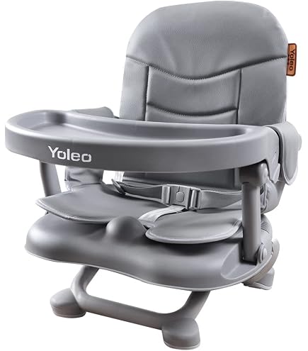 Rehausseur De Chaise Bébé Safety 1st Take Eat - Pliable, Léger (2,2 Kg), Avec Sac, Plateau Amovible, Pour 6 Mois à 3,5 Ans (15 Kg)