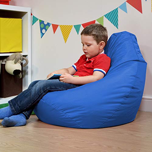 Kids Hi – Bagz Kids Bean Bag Gaming Chair – Sitzsack für Kinder (wasserabweisend) blau - 4
