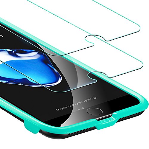 Verre Trempé iPhone 6s / iPhone 6 **Pack de 2** [Kit d'installation Offert], ESR Film Protection écran en Verre Trempé Ultra Clair 9H [Résistant aux rayures] [Résistant aux empreintes digitales] pour Apple iPhone 6 / iPhone 6s / iPhone 7