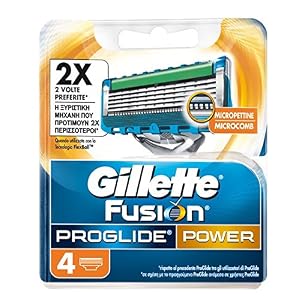 Gillette Fusion ProGlide Power Razor Blades 4-Pack