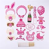 EINE GROSSE AUSWAHL: 18 verschiedene Foto-Requisiten für Babyparty-Geburtstags-Partyzubehör, die Ihnen und Ihren Freunden eine große Auswahl bieten und Ihrem Kind eine unvergessliche Babyparty-Party bescheren