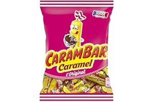 GÉNÉRIQUE Délicieux et Fondant: Sachet de Bonbons au Caramel Carambar - 320g Goût Irrésistible de Caramel Crémeux | Idéal pour les Gourmands Catégorie: Ch - Le Lot De 4