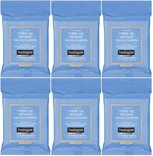Neutrogena Make-up Remover Cleansing Towelettes Wipes (6 x 7 Pack) Travel Size