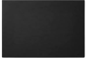 Eglooh - Mercurio - Protector Mesa Escritorio de Oficina en Cuero Negro cm 50x35 - Alfombrilla Raton xxl con Costuras Hechas a mano y Fondo Antideslizante - Made in Italy