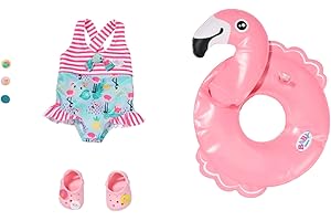 BABY BORN Zapf Creation Vélo pour Poupée de 43 cm - pour les Petites Mains, Jeu Créatif Suscite l'Empathie et Développe les Aptitudes Sociales, pour les Petits de 3 ans et +, Doté d'une Gourde 831731