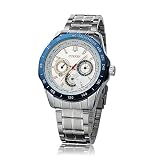 Easy Go Shopping Geschäfts-Herrenuhr Mode Persönlichkeit Racing Dashboard Design Business Watch (Color : 3)