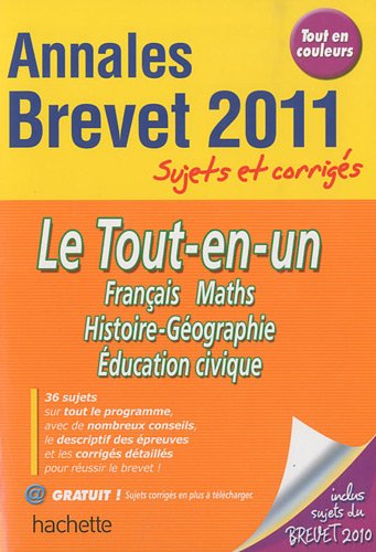 Download Le tout-en-un Brevet : Sujets et corrigés Download Le tout-en-un Brevet : Sujets et corrigés
