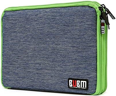 BUBM Universal Double Layer Organizer Cables Management Bag for Electronics Cable Accessories iPad Mini