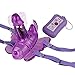 Produktbild KISSKISSMENEkiss630-02 New Arrival!female Masturbation Wireless Remote Control Strap on Butterfly V-ibrating Di-ldo,butterfly Di-ldo V-ibrator for Woman,adult se-x Toys (Purple)