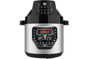 ‎CECOTEC Cecotec programmierbarer Herd mit GM H Fry Air Fryer Kopf. Multifunktions-Küchenroboter, 6 Liter Fassungsvermögen, vorgeschobener Deckel, 24 Stunden programmierbar, einstellbare Temperatur, Rezeptbuch