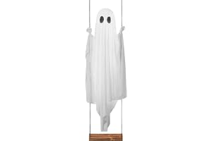 Gungande Spökdekoration LED-batteridriven belysning lyser i mörker | Halloween Festdekorationer För Halloween Fest, Spökhus, , , Träd, Fönster, Och