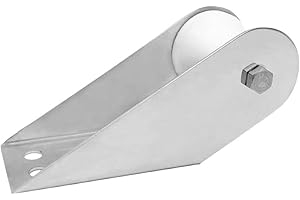 FENTEER B Blesiya Anchor Roller Musone di Prua - Materiale: Acciaio Inossidabile 316 Colore: Argento