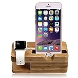 Diseño 2 en 1, compatible con los soportes para Apple Watch y iPhone simultáneamente.