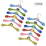 ❤Tiermotive&Farbenfreude❤Rosa Elefant, gelb Löwe, grün Bär, blau Frosch, rot Giraffe. Die bunten kleiderbügel mit Tiermotive regen die Vorstellungskraft Ihrer Kinder an, sondern auch entwickeln ihre Denkfähigkeiten im Gehirn.