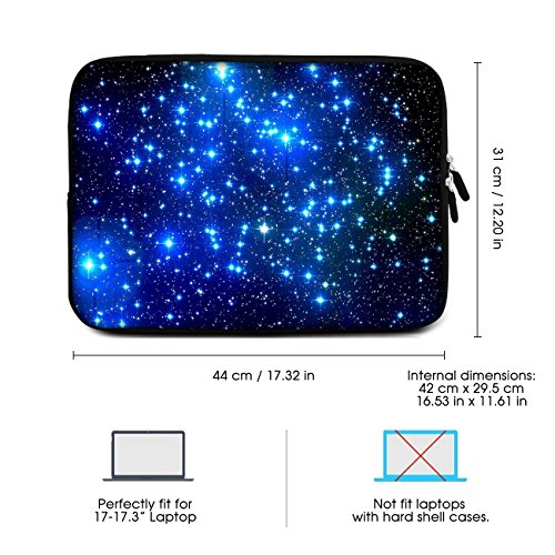 Sidorenko Laptop Tasche f  r 17 - 17 3 Zoll   Universal Notebooktasche Schutzh  lle   Laptoptasche aus Neopren  PC Computer H  lle Sleeve Case Etui  B