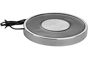 HOSIFIY Électro-aimant, tension de fonctionnement 24 ± 2 V, la valeur d'aspiration maximale est de 25 kg/245 N, 70 x 10 mm. L'électro-aimant à ventouse ronde