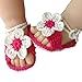 Dream Garden Baby Newborn Infant Girls Crochet Knit Socks Crib Casual Shoes Prewalker