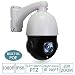 Produktbild PTZ Kamera, LEFTEK Mini Outdoor POE IP PTZ Kamera 2,0 Megapixel (1920x1080 Pixel) IR High Speed PoE Dome Kamera Nachtsicht 20x Zoom 4.7mm-94mm Objektiv 196ft IR Abstand H.265 / H.264 Onvif