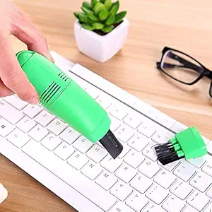Snehsmurti Mini USB Vacuum Cleaner Brush Dust Cleaning Kit for Computer Keyboard PC Laptop (Multicolour) (Pack of 1)