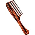 VEGA Tortoise Shell Pattern Shampoo Comb Flat (Brown)