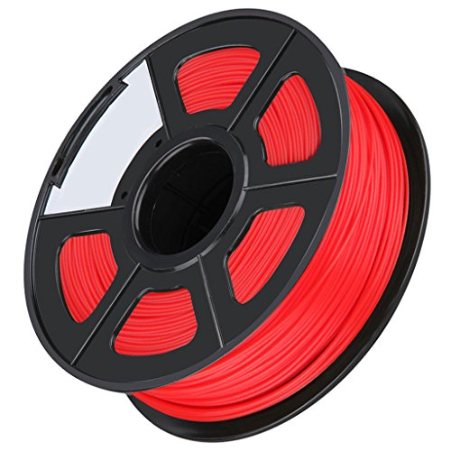 Gluehfaden – SODIAL(R)Neue 3D-Drucker Druck Gluehfaden ABS -1.75mm, 1kg, fuer Print RepRap Farbe: rot - 2