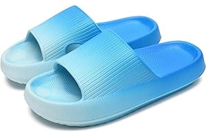 YAQUEKOU Bathing Shoes Boys Girls Original Slippers Bathing Slippers Cloudyzz Slippers Cloud Slippers Unisex Children's Home Slippers Non-Slip Mules Summer Garden Flip Flops