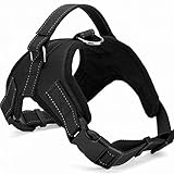 Santune Dog Harness Vest No Pull Adjustable Heavy Duty Oxford Reflective Safety 
