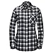 Produktbild JACK WOLFSKIN Damen Bluse BOW RIVER SHIRT, black checks, L, 1402461-7851004