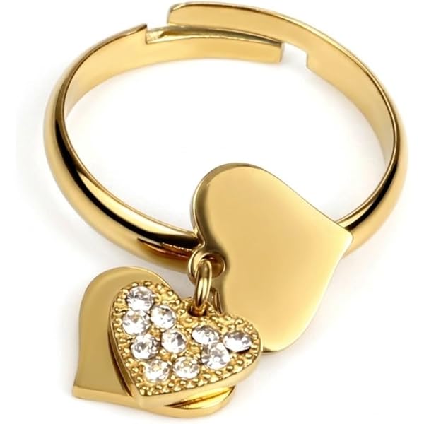 Anello aperto regolabile con zirconia cubica anello da donna in argento 925 placcato oro, per donne e ragazze con zirconi cubici, anello a foglia di oliva, serie di piante, anello falange moda