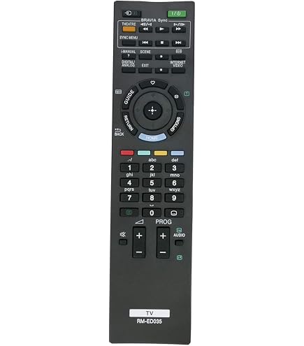 TCNOUMT Telecomando di ricambio Sony RM-ED009 compatibile per Sony Bravia Smart LCD TV KDL-20S3060 KDL-32U3000 KDL-32V4000 KDL-37P3000 KDL-37P3020 KDL-40D3500 Nessuna configurazione richiesta