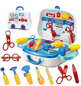 Cable World Premium Quality Learning Educational Doctor Set Toy Briefcase Model for Kids Boy and Girl