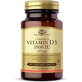 Solgar Chewable Vitamin D3 1000IU 100 Chewable Tablets