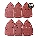 Price comparison product image 60PCS Sanding Sheets, Mouse Sander Pads to Fit Bosch Multi-Sander PSM 100A, PSM 200 AES, PSM 18 and All Oscillating Multi-Tool, 10Pcs Each Assorted 40/60/80/120/180/240 Grits - TACKLIFE ASD02C