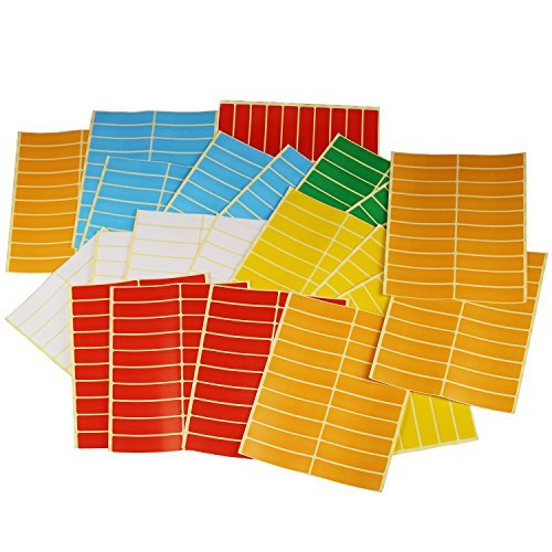 LJY rect ngulo pegatinas peque o marcaci n Color etiquetas 8 cm x 1 9 cm 6 colores diferentes LJY rect ngulo pegatinas peque o marcaci n Color etiquetas 8 cm x 1 9 cm 6 colores diferentes