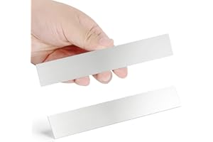 CHUDENG Pure Zinc Anode - 2 Pcs, 6 x 1 x 0.04 Inch (19 GA) Zinc Sheet for Plating and Electroplating, High Purity Zinc Electrode