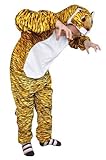 AN28, M - L , Tiger Kostüm für Erwachsene für Fasching, Karneval, Fasnacht , Tigerkostüm Kostüme für Männer und Frauen Faschingskostüme Tierkostüme Karnevalskostüme Tigerkostüme Paare Gruppen Damen