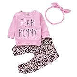 Gewebe: Baumwollmischgewebe, dieses Kleidungsset für Mädchen ist atmungsaktiv, es kann Ihrem kleinen Mädchen ein weiches und angenehmes Gefühl bieten.