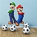 Produktbild Wall Smart Designs Mario und Luigi Brothers Spiel Multi Full Farbe Wand Kunst Aufkleber Aufkleber Wandbild Mädchen Kinder Schlafzimmer Transfer Print