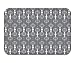 Produktbild Rlexaoiy Doormat Grey Decor Collection Various Sized Geometric Circles Rounds Chained Spirals Retro Style in Mod Graphic Art Home Gray White