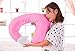Drasawee 43cm/16" One-Arm Boy Friend Cushion Body Pillow Doll PP Stuffed Bolster Toy Perfect Gift for Girls Pink