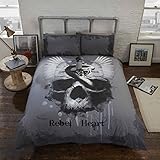 Ungefähre Größe: Bettbezug - 200 cm x 200 cm, Kissenbezug für die Hausfrau - 50 cm x 75 cm & Spannbetttuch - 91 cm x 191 cm + 25 cm.