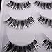 SupplyEU Natural Look Fake Eye Lash False Eyelashes Extension Makeup 5 Pairs