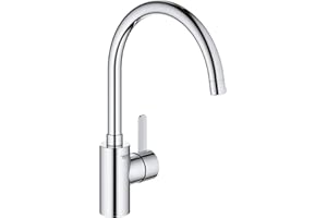 GROHE Eurosmart Cosmopolitan - Einhand- Spültischbatterie (L- Size, mit schwenkbaren und hohen Auslauf, Einlochmontage), chrom, 32843002