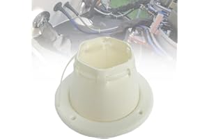 ASDMM Marine Cable Boot – Cables de dirección de popa para barco, protegen las líneas de combustible (blanco, 4 2/5 pulgadas de diámetro interior)