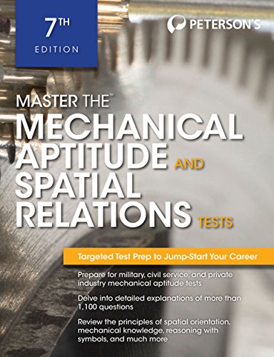 Master The Mechanical Aptitude and Spatial Relations Test (Peterson's Master the Mechanical Aptitude & Spatial Tests)