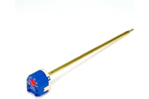 Kudos-Trading - Immersion Heater Replacement Thermostat, 240V 15A, IP55 Home Immersion Heater Adjustable 10-70°C Water Heaters Energy Efficient Easy Installation and Reliable (10,5" Safety Thermostat)