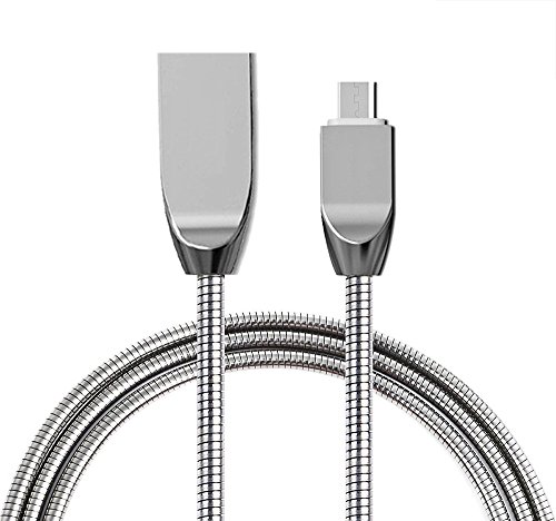 Metall Micro USB Ladekabel[1m / 3.3ft]-Lebenslange Garantie-TUOYA USB3.0 Kabel A-Stecker auf Micro-B-Stecker High Speed Sync und Schnellladekabel Adapter für Samsung, HTC, Nexus, LG, Motorola, Sony, Android Smartphones und Weitere (1 Packung)