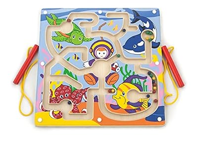 Viga Toys - 50123 - Jeu De Société - Labyrinthe - Fonds Marin