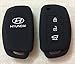 AllExtreme Silicone 3 Buttons Remote Skin Jacket Key Case Holder Bag for Hyundai I20 (Igen) / New Verna /Accent RS.290.00