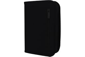 Yommie Federmäppchen Federtasche Canvas Federmappe Jungen Mit Reißverschluss Schulmäppchen Mädchen Federschachtel Schlamppermäppchen Teenager Stifteetui Mäppchen Schule Schwarz